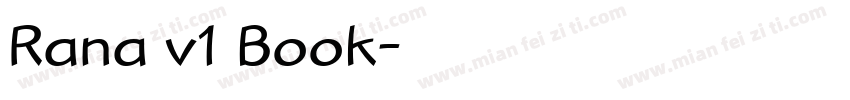 Rana v1 Book字体转换
